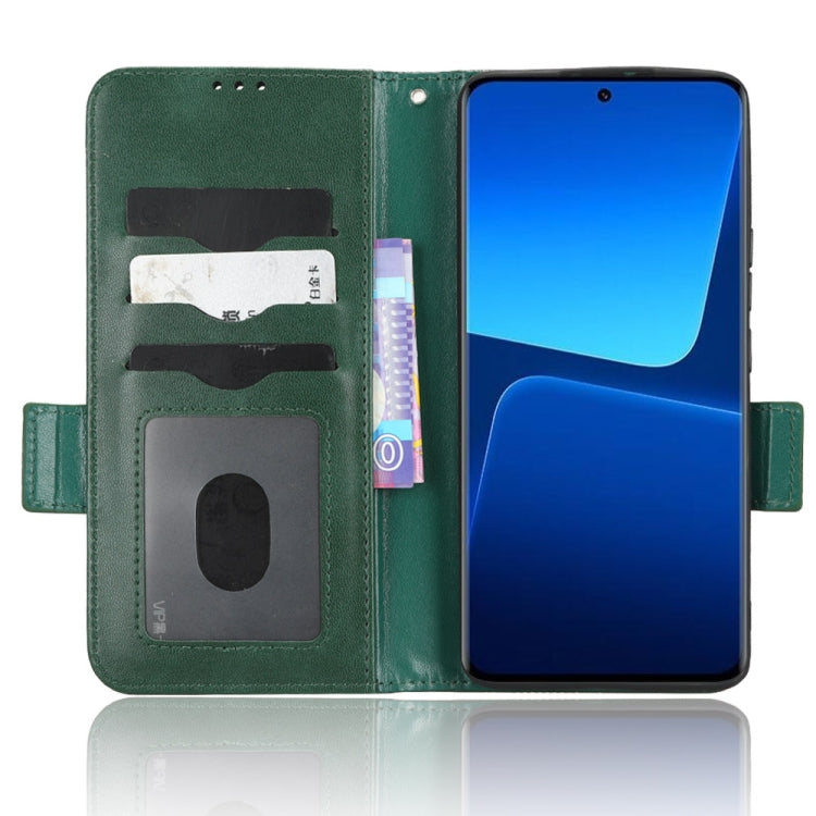 For Xiaomi 13 Symmetrical Triangle Leather Phone Case