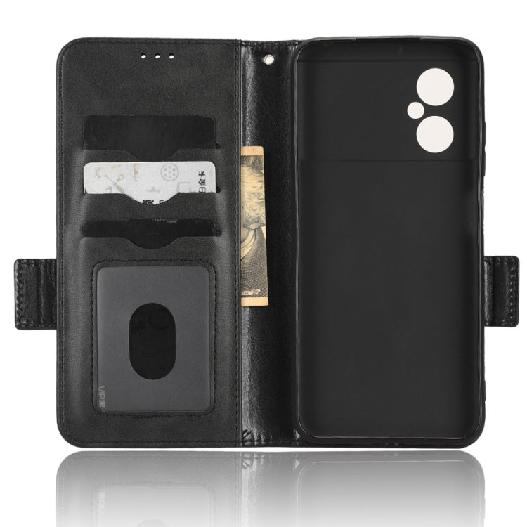 For Xiaomi Poco M4 5G Symmetrical Triangle Leather Phone Case