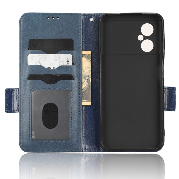 For Xiaomi Poco M4 5G Symmetrical Triangle Leather Phone Case