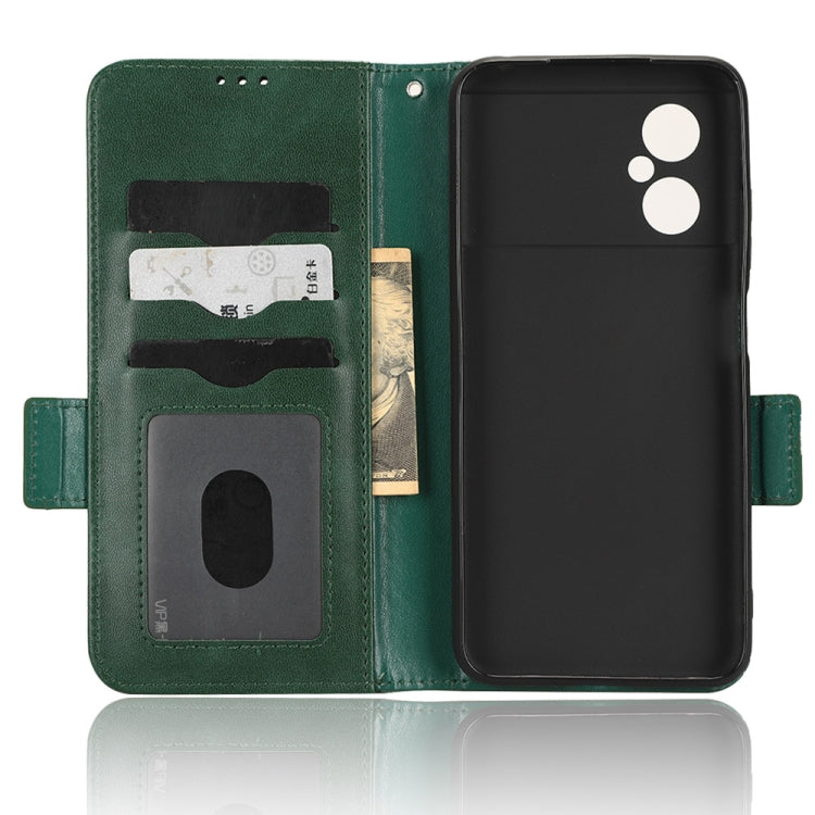 For Xiaomi Poco M4 5G Symmetrical Triangle Leather Phone Case