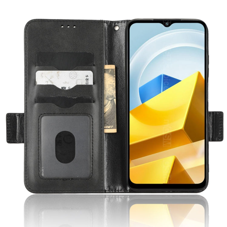 For Xiaomi Poco M5 4G Symmetrical Triangle Leather Phone Case