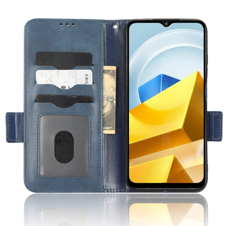 For Xiaomi Poco M5 4G Symmetrical Triangle Leather Phone Case