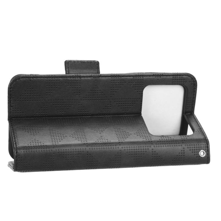 For Xiaomi Poco M4 Pro 4G Symmetrical Triangle Leather Phone Case