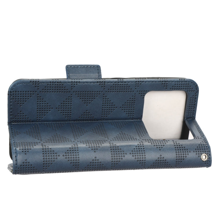 For Xiaomi Poco M4 Pro 4G Symmetrical Triangle Leather Phone Case