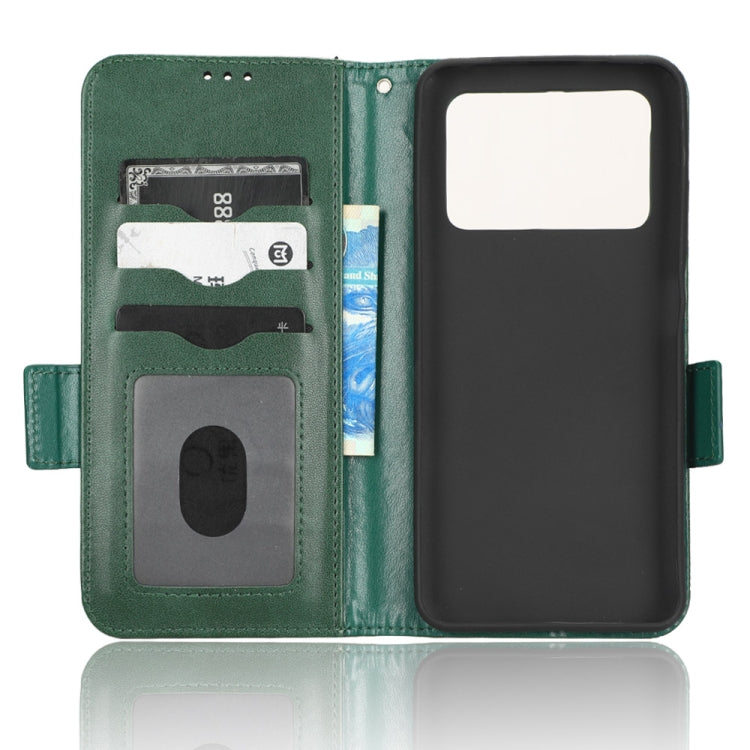 For Xiaomi Poco M4 Pro 4G Symmetrical Triangle Leather Phone Case