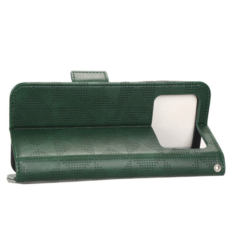 For Xiaomi Poco M4 Pro 4G Symmetrical Triangle Leather Phone Case