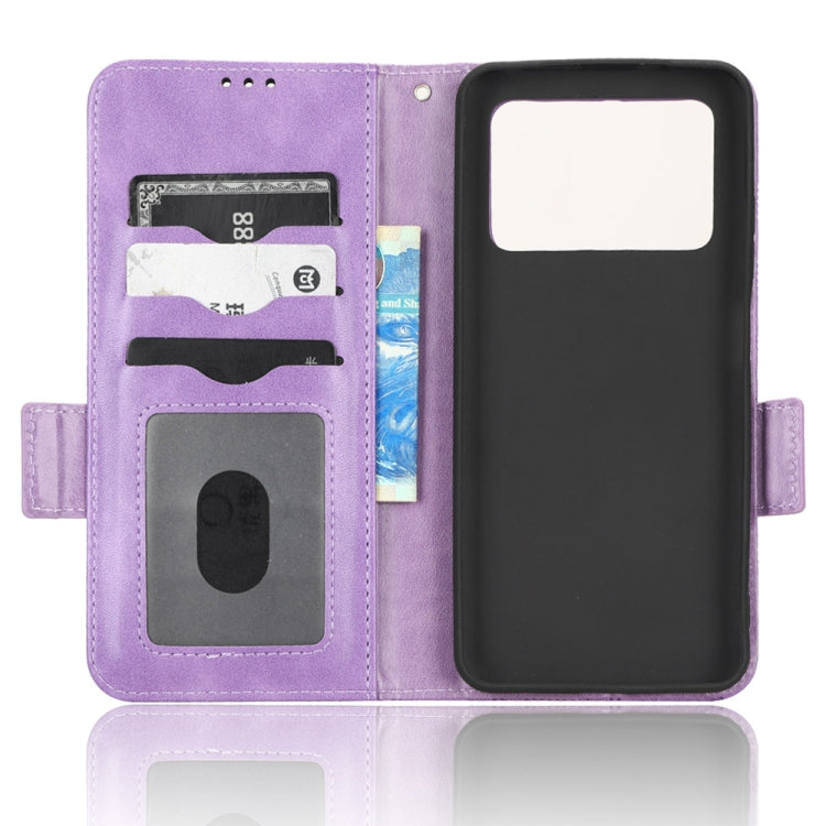 For Xiaomi Poco M4 Pro 4G Symmetrical Triangle Leather Phone Case