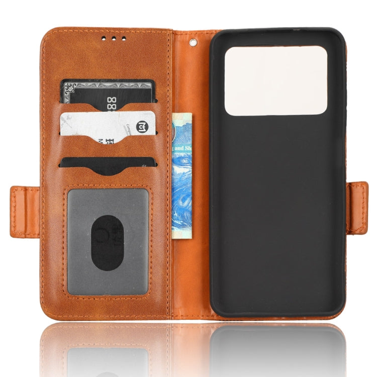 For Xiaomi Poco M4 Pro 4G Symmetrical Triangle Leather Phone Case