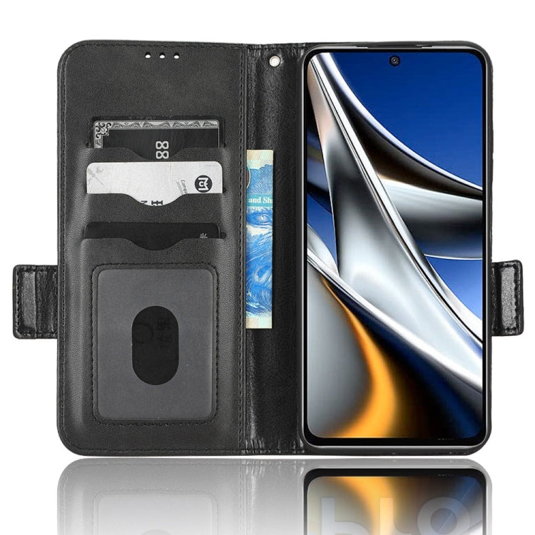 For Xiaomi Poco X4 Pro 5G Symmetrical Triangle Leather Phone Case