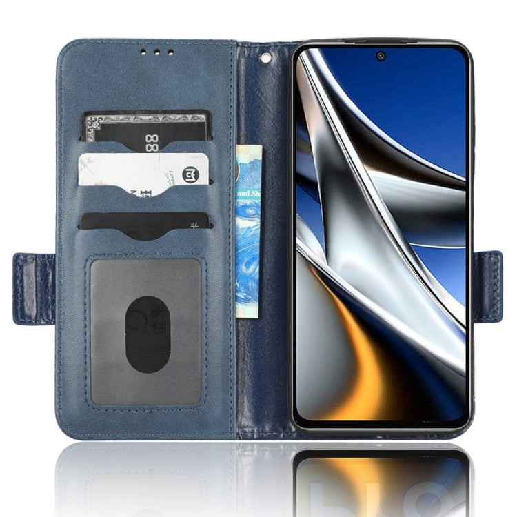 For Xiaomi Poco X4 Pro 5G Symmetrical Triangle Leather Phone Case