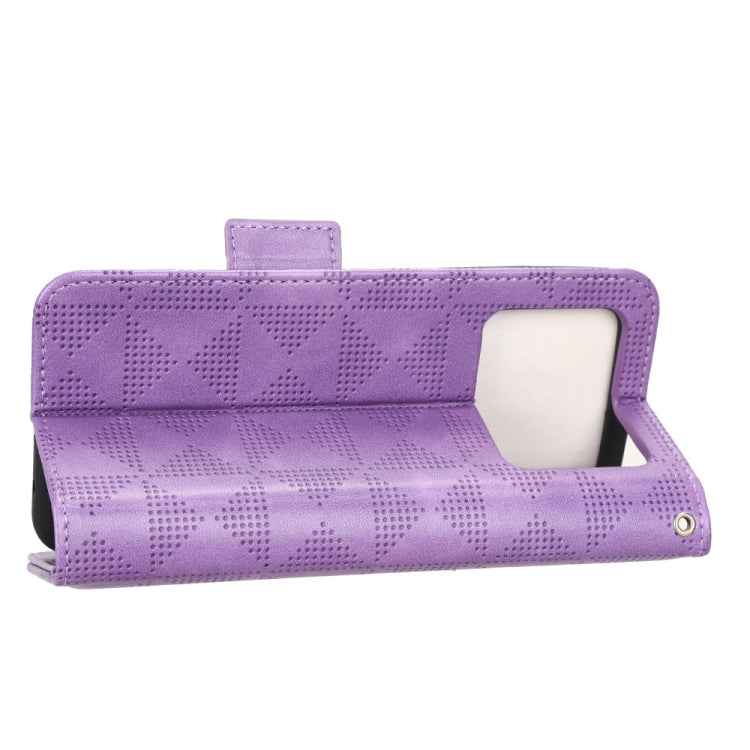 For Xiaomi Poco X4 Pro 5G Symmetrical Triangle Leather Phone Case