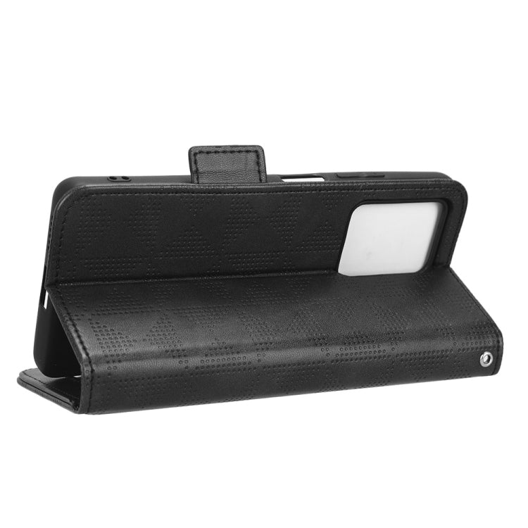 For Xiaomi Redmi Note 12 5G Global Symmetrical Triangle Leather Phone Case