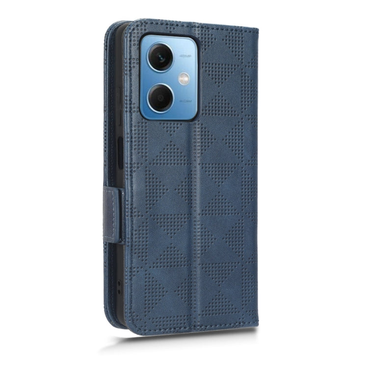 For Xiaomi Redmi Note 12 5G Global Symmetrical Triangle Leather Phone Case