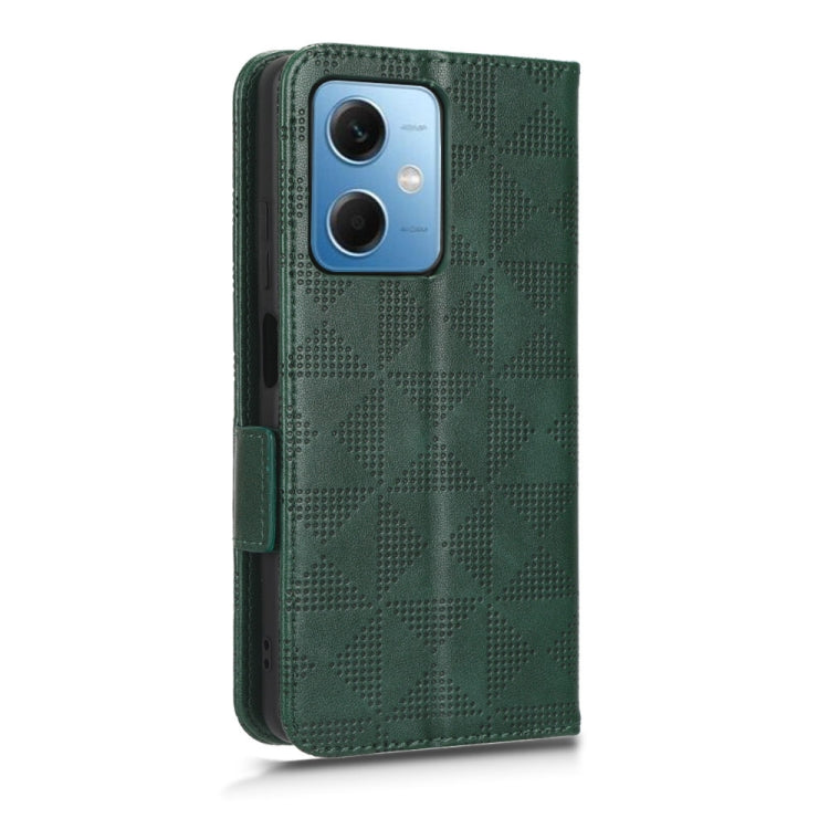 For Xiaomi Redmi Note 12 5G Global Symmetrical Triangle Leather Phone Case