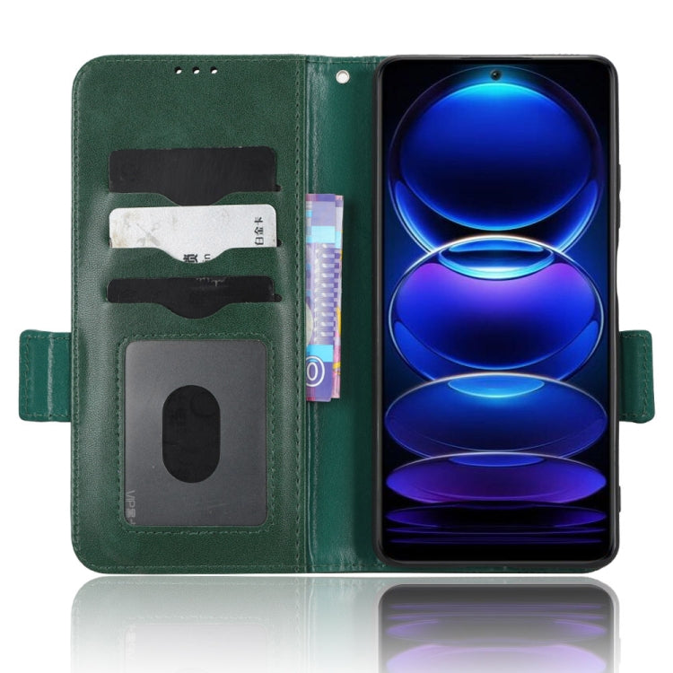 For Xiaomi Redmi Note 12 5G Global Symmetrical Triangle Leather Phone Case