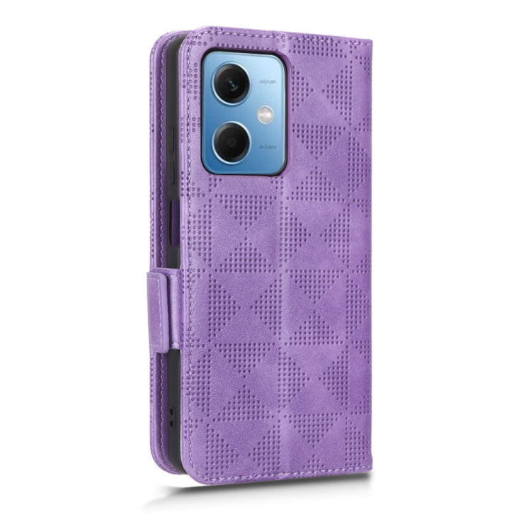 For Xiaomi Redmi Note 12 5G Global Symmetrical Triangle Leather Phone Case