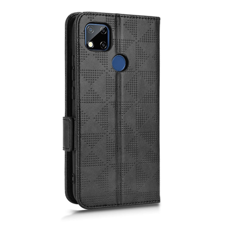 For Xiaomi Redmi 10A / 9C Symmetrical Triangle Leather Phone Case