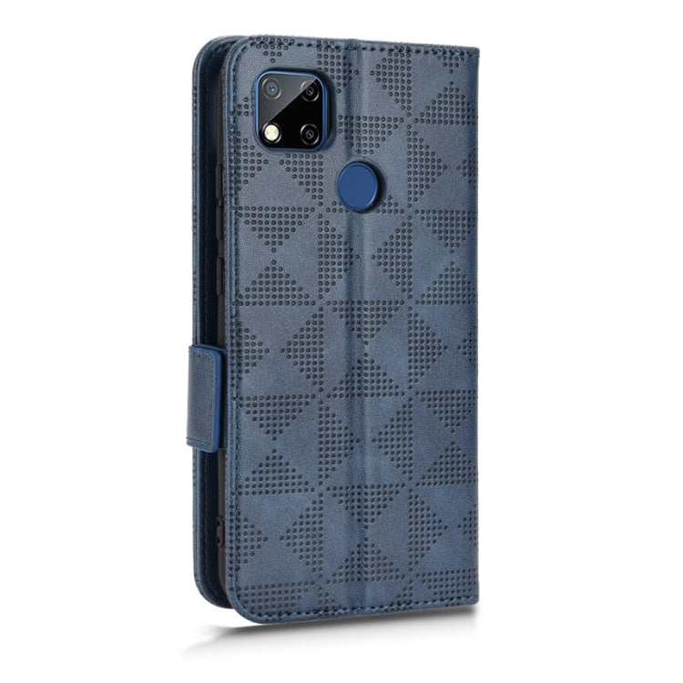 For Xiaomi Redmi 10A / 9C Symmetrical Triangle Leather Phone Case