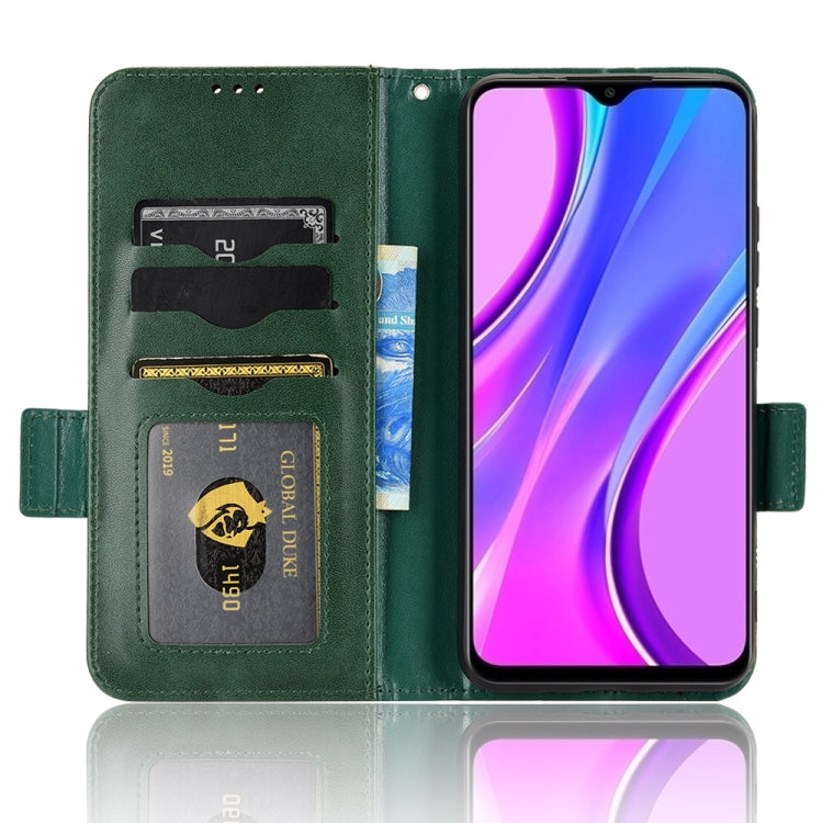 For Xiaomi Redmi 10A / 9C Symmetrical Triangle Leather Phone Case