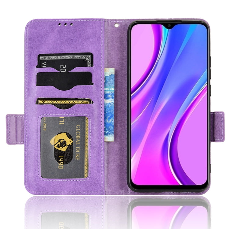 For Xiaomi Redmi 10A / 9C Symmetrical Triangle Leather Phone Case