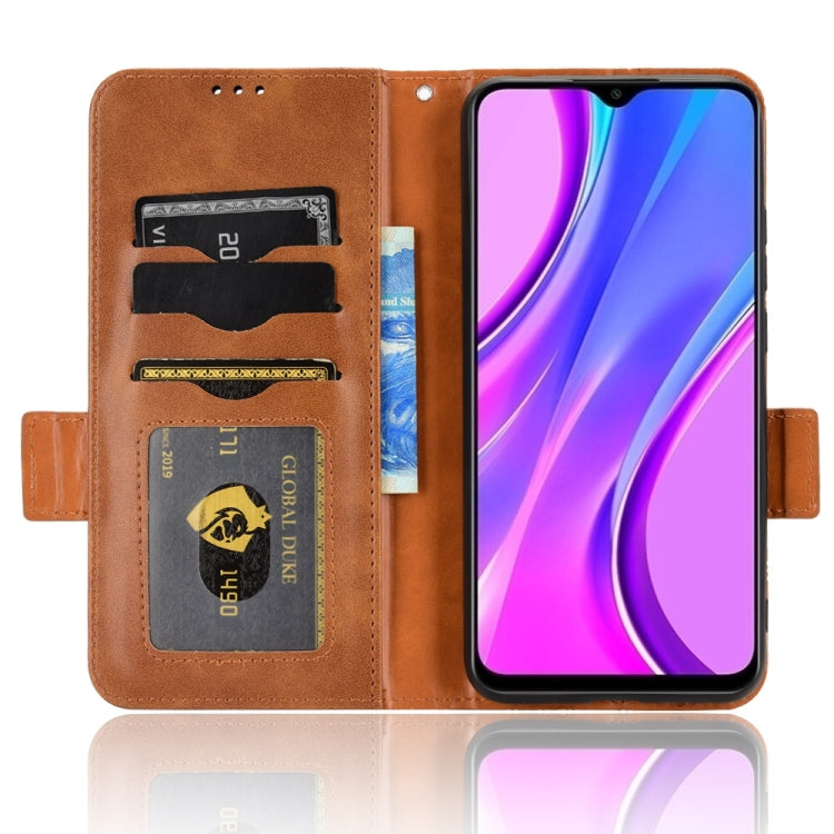 For Xiaomi Redmi 10A / 9C Symmetrical Triangle Leather Phone Case