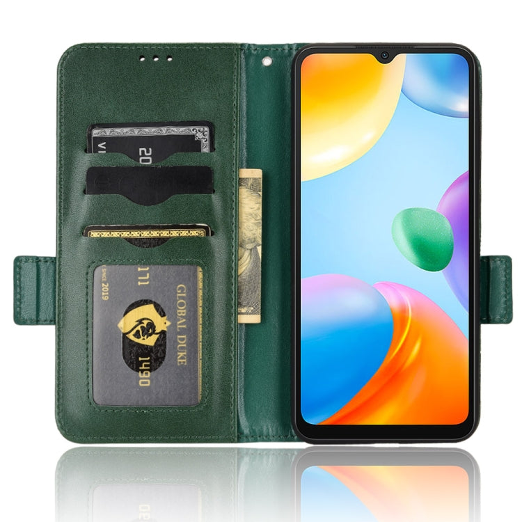 For Xiaomi Redmi 10C Symmetrical Triangle Leather Phone Case