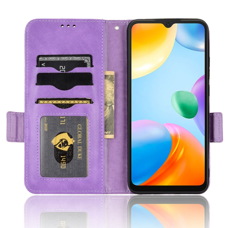 For Xiaomi Redmi 10C Symmetrical Triangle Leather Phone Case