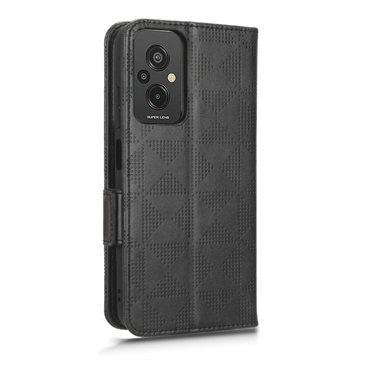 For Xiaomi Redmi 11 Prime 4G Symmetrical Triangle Leather Phone Case