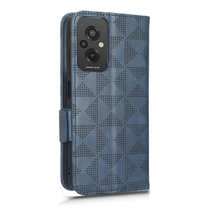 For Xiaomi Redmi 11 Prime 4G Symmetrical Triangle Leather Phone Case