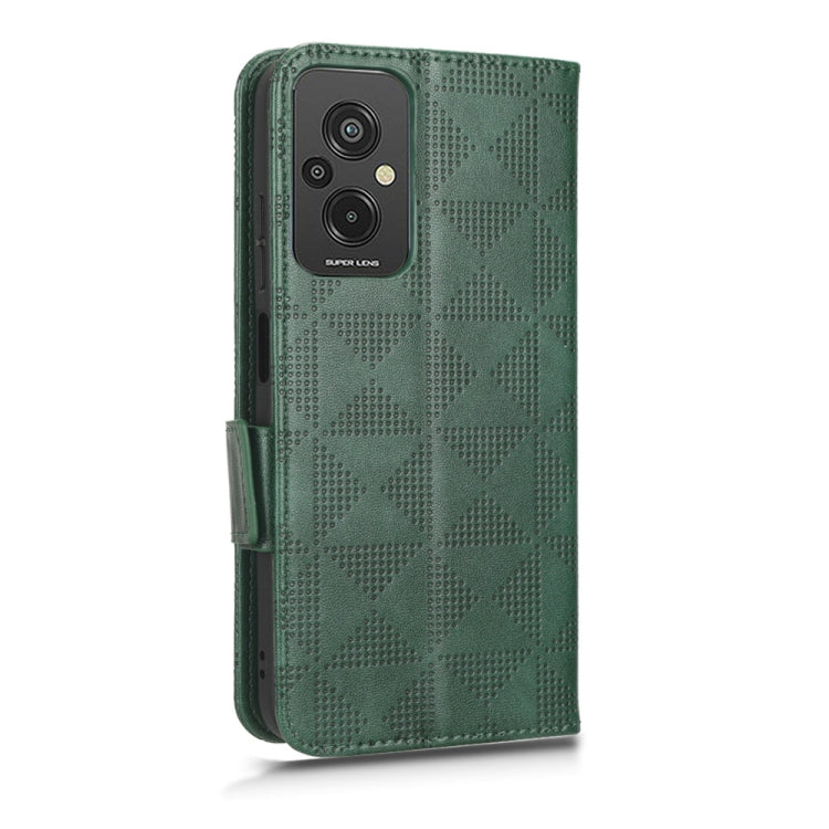 For Xiaomi Redmi 11 Prime 4G Symmetrical Triangle Leather Phone Case