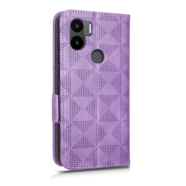 For Xiaomi Redmi A1+ 4G Symmetrical Triangle Leather Phone Case