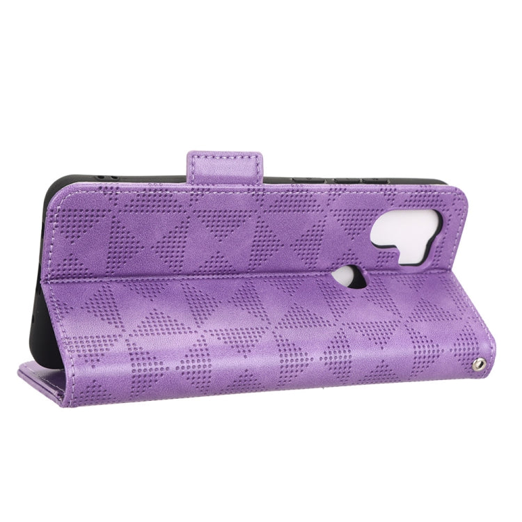 For Xiaomi Redmi A1+ 4G Symmetrical Triangle Leather Phone Case