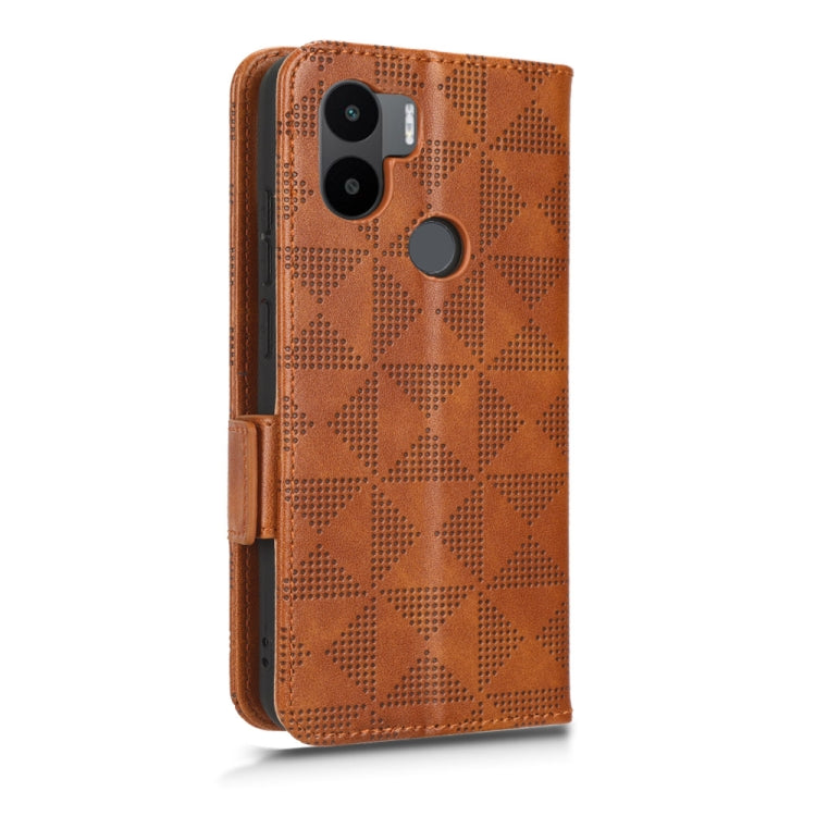 For Xiaomi Redmi A1+ 4G Symmetrical Triangle Leather Phone Case