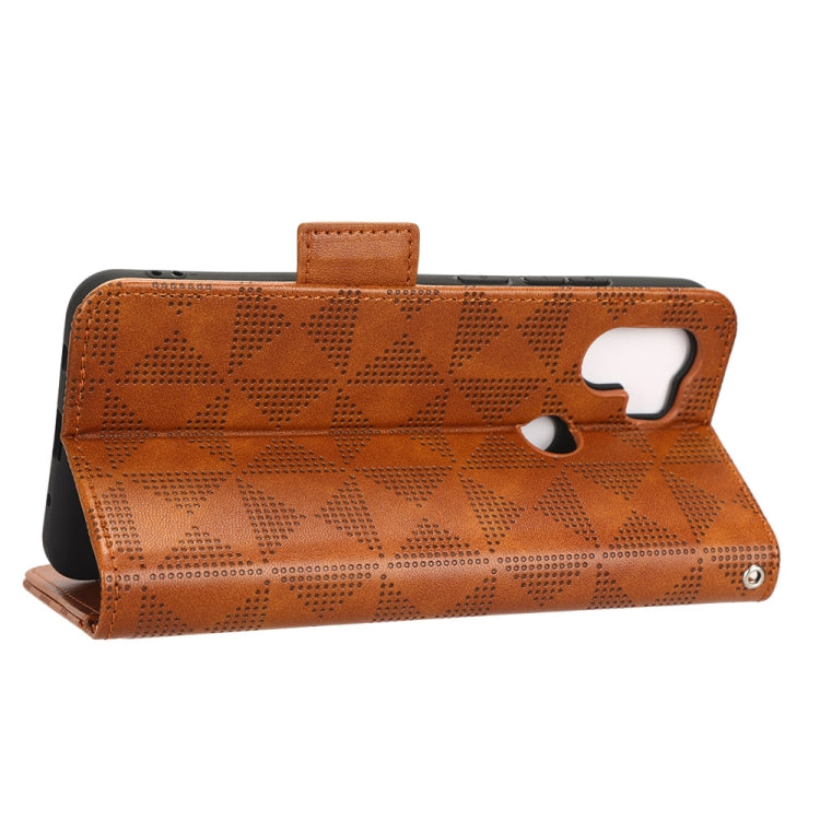 For Xiaomi Redmi A1+ 4G Symmetrical Triangle Leather Phone Case