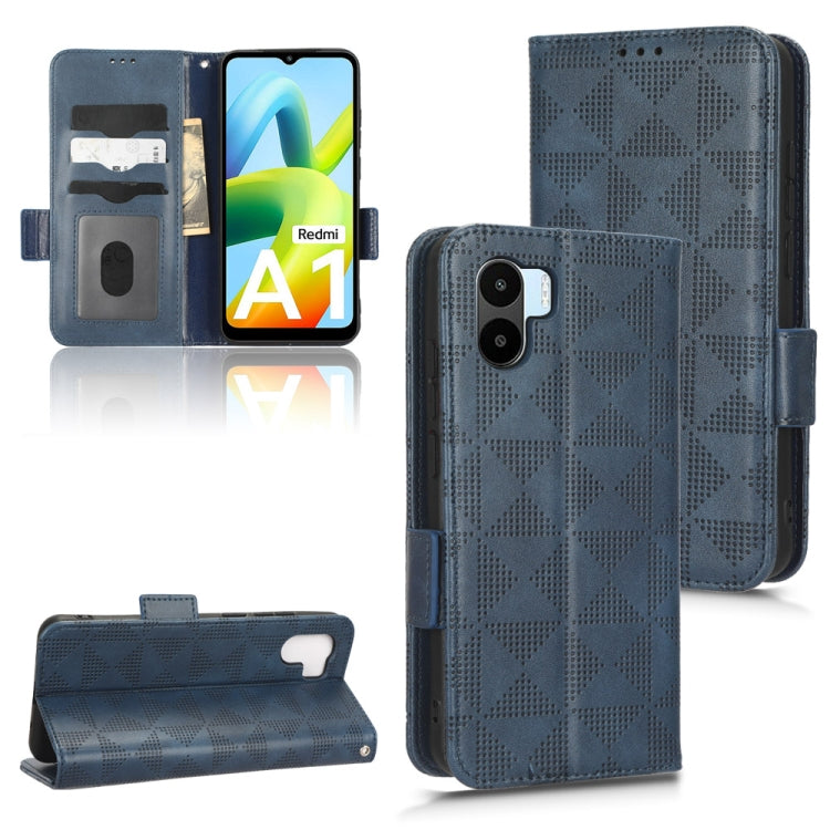 For Xiaomi Redmi A1 Symmetrical Triangle Leather Phone Case