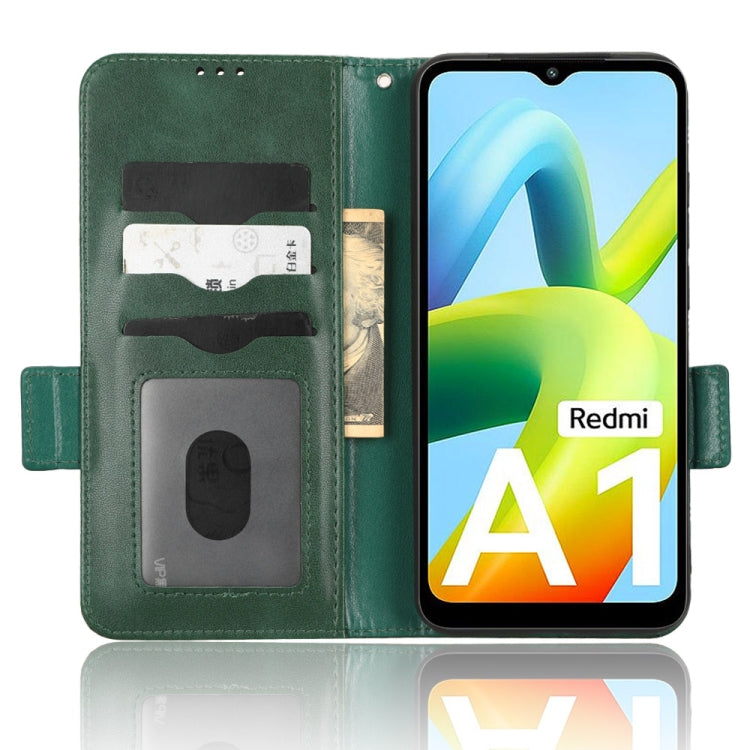 For Xiaomi Redmi A1 Symmetrical Triangle Leather Phone Case