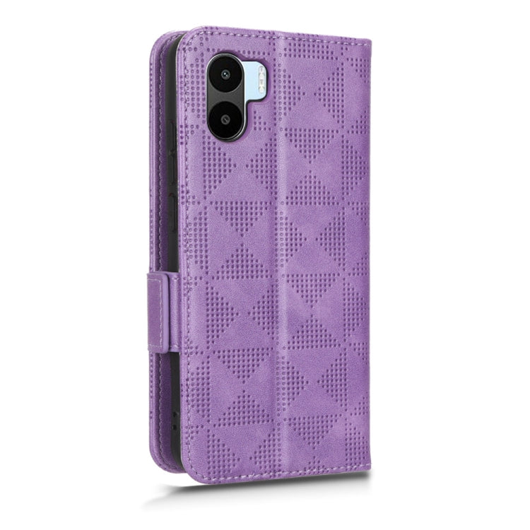 For Xiaomi Redmi A1 Symmetrical Triangle Leather Phone Case