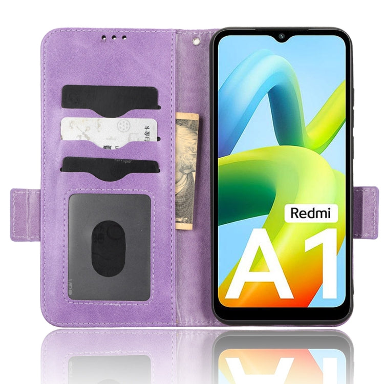 For Xiaomi Redmi A1 Symmetrical Triangle Leather Phone Case