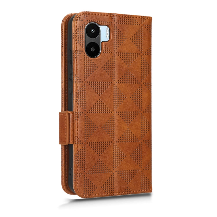 For Xiaomi Redmi A1 Symmetrical Triangle Leather Phone Case