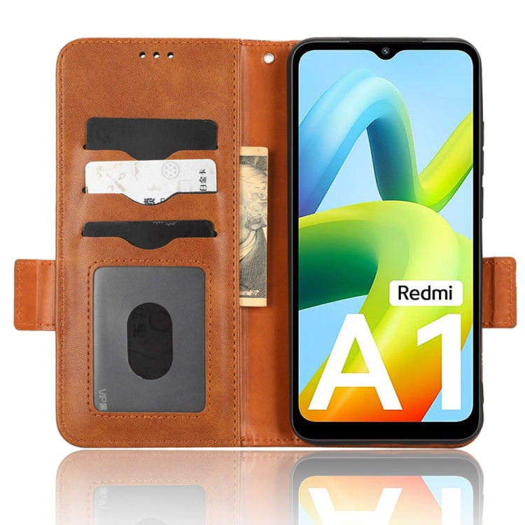 For Xiaomi Redmi A1 Symmetrical Triangle Leather Phone Case