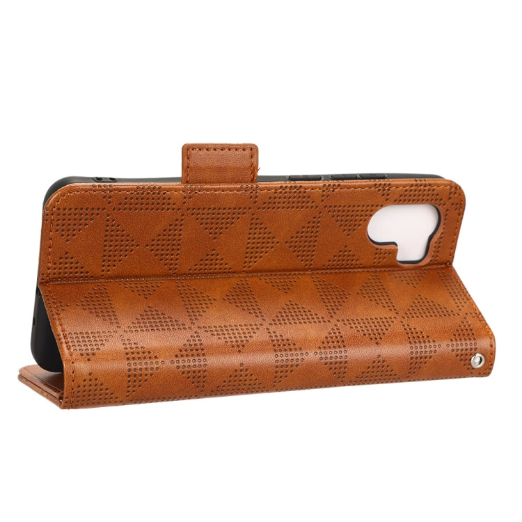For Xiaomi Redmi A1 Symmetrical Triangle Leather Phone Case