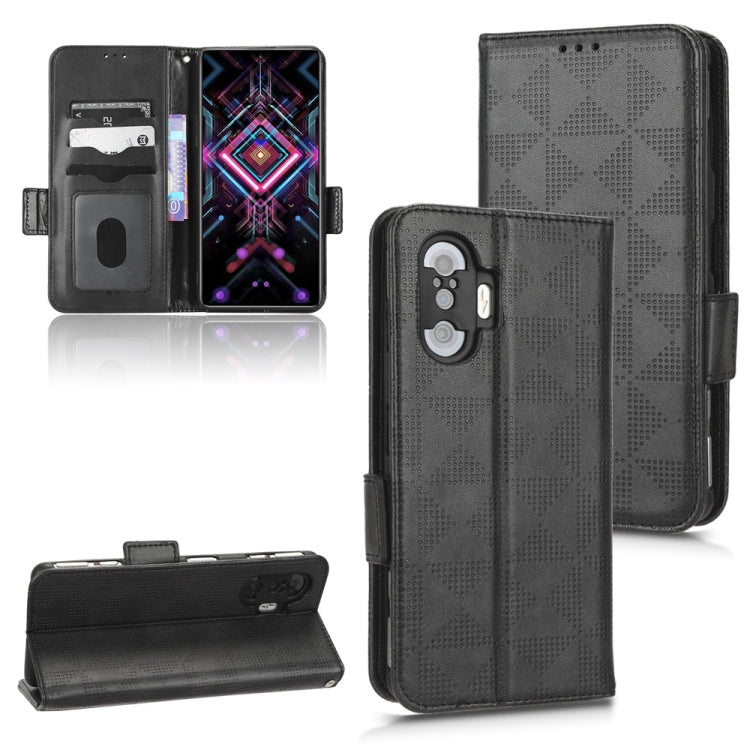 For Xiaomi Redmi K40 Gaming / Poco F3 GT Symmetrical Triangle Leather Phone Case
