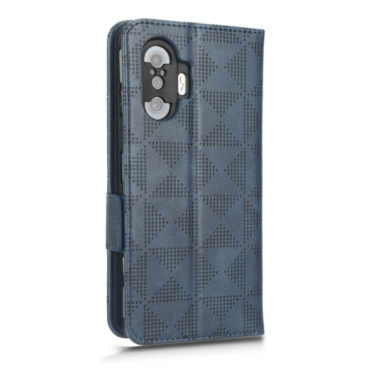 For Xiaomi Redmi K40 Gaming / Poco F3 GT Symmetrical Triangle Leather Phone Case