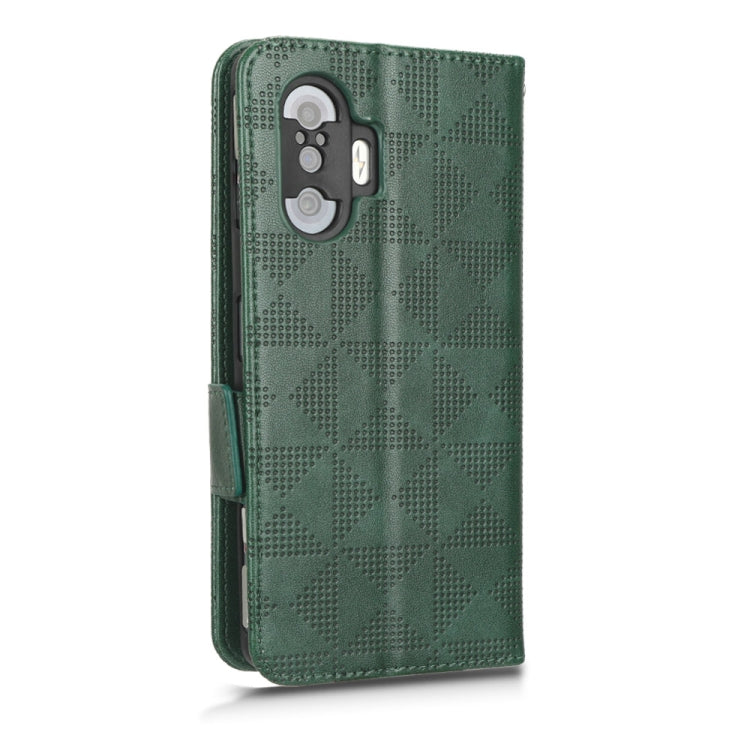 For Xiaomi Redmi K40 Gaming / Poco F3 GT Symmetrical Triangle Leather Phone Case