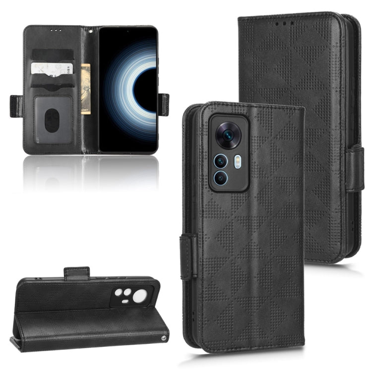 For Xiaomi Redmi K50 Ultra Symmetrical Triangle Leather Phone Case