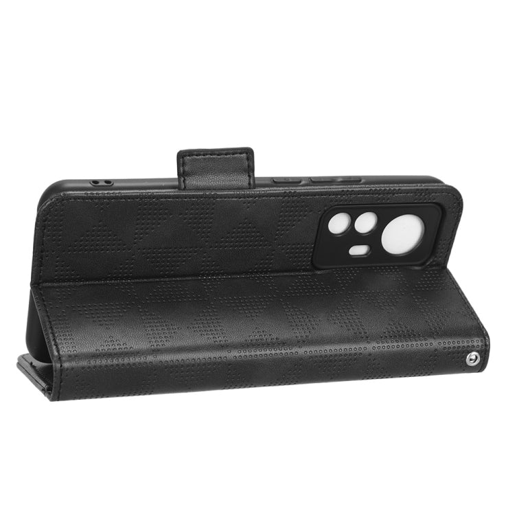 For Xiaomi Redmi K50 Ultra Symmetrical Triangle Leather Phone Case