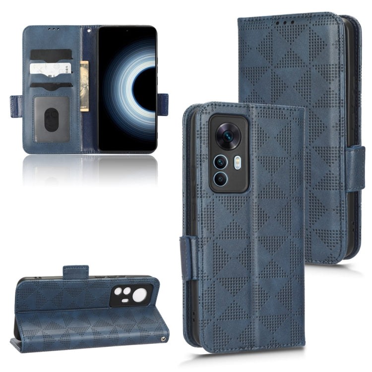For Xiaomi Redmi K50 Ultra Symmetrical Triangle Leather Phone Case