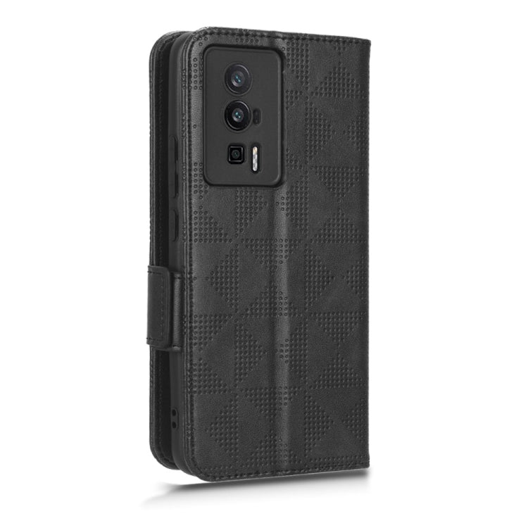 For Xiaomi Redmi K60 5G / K60 Pro Symmetrical Triangle Leather Phone Case