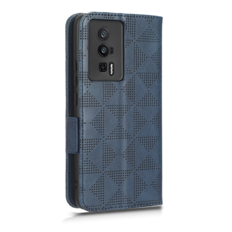 For Xiaomi Redmi K60 5G / K60 Pro Symmetrical Triangle Leather Phone Case