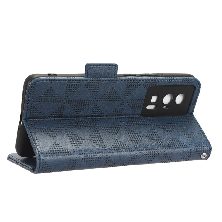 For Xiaomi Redmi K60 5G / K60 Pro Symmetrical Triangle Leather Phone Case